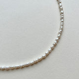 Recycled 09 - Rice Freshwater pearl necklace